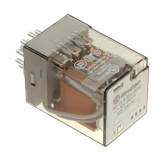 60.13.8.024.0000 Finder Relays, Inc.  Power Relays Over 2 Amps